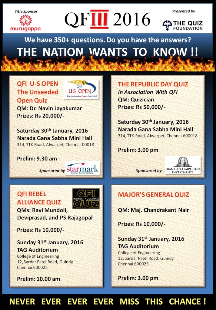 QFIII 2016 poster
