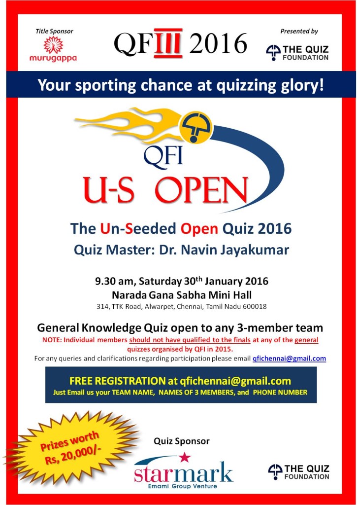 Unseeded Open Poster